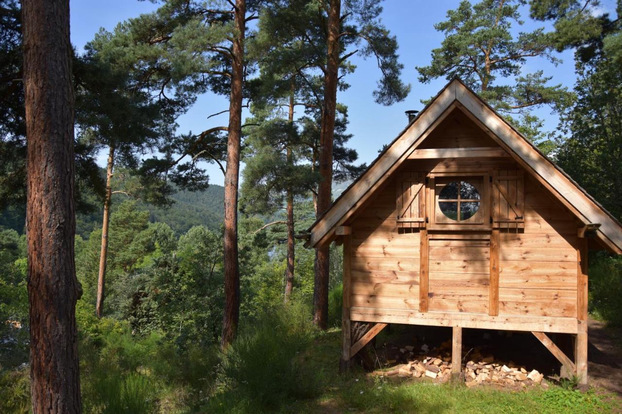 Cabane Lodge Domaine Du Lac Chambon Murol Zewnętrze zdjęcie